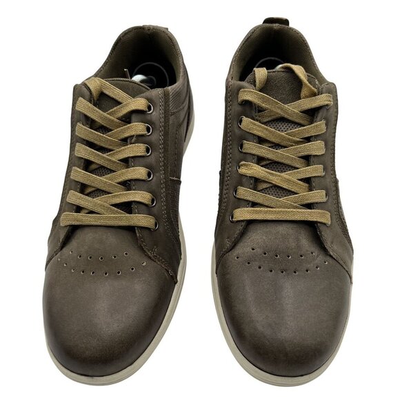 English Laundry NEW Mens 9 Aqua Sneaker Casual Earthy Green Lace Up Perforated - Picture 3 of 13